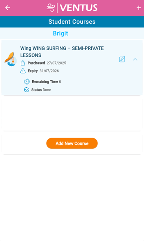 Course Management Mobile